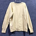 Champion  Athletics Powerblend Sweatshirt Womens XL Yellow Fleece Lined Crew Neck Photo 7