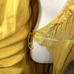 L'Academie The Gigi Maxi Dress in Mustard Yellow Photo 6
