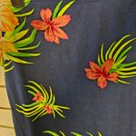 Love University 3XL Navy Blue Hawaiian Print Strapless Body Con Dress Red Size 3X Photo 1