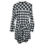 Derek Lam  10 Crosby Buffalo Check Front Tie Dress Size 8 Photo 5
