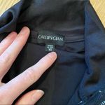 Callipygian Opening Ceremony Scuba Half Zip Short Sleeve Top in Black Size XS Photo 2