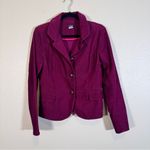 J.Crew Magenta Pink Corduroy Blazer Jacket Womens 8 Y2K Dark Academia Preppy Photo 6