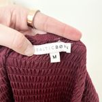 Baltic Born [] Maroon Amalfi Smocked Off The Shoulder Ruffle Maxi Dress Sz Medium Photo 11