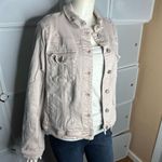 Dear John  Relaxed Annie Distressed Denim Jean Jacket Size Large Photo 10