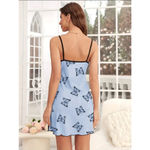 3 for $25. Women Romantic Sleepwear Dress S Blue Photo 2