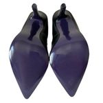 London Trash Domina Pointed Toe Collar Purple Bottom Heels Photo 9