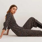 Boden Smocked Bodice Jumpsuit Black Size 6 Photo 12