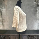 Athleta  Seychelles‎ sweater cream xxs Photo 3