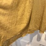 Bryn Walker Cardigan Jacket Womens Large Linen Gold Open Lagenlook Boho Beach Photo 4