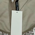 Doe & Rae Boutique Gold Sequin Beaded Sleeveless Cocktail Dress - Small - NWT Photo 14