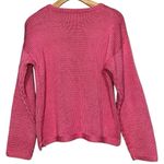 Nantucket Designer Knits Women’s Size S M Pink Cotton Knit Heavy Sweater Size M Photo 1