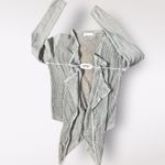 Abercrombie & Fitch Cable Knit Beachy Cover Up Sweater Womens Size M/L Gray Photo 4