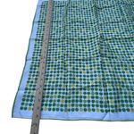 Vintage “ A Paris Scarf” 26” X 26” Apples print Japan hand rolled. Green Photo 3