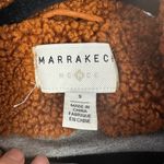 Anthropologie MARRAKECH Sz S Women's Brown Fuzzy Sherpa Moto Jacket Photo 10