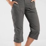 Kuhl Light Carbon Grey Mid Rise Free Range Outdoor Athletic Hiking Capri Pants Photo 0