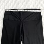 Aerie  Black Shiny High Rise Ankle Athletic Workout Loungewear Leggings XL Photo 4