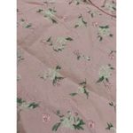 Vintage Denim & Co pink snap down collar embroidered floral shirt Size L Photo 3