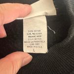 Vintage Quaker Factory Believe Christmas Sweatshirt Santa Angel Black WomenLarge Size L Photo 5