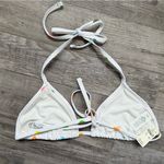 Aerie  Women’s Sz Medium Halter Bikini Top Swim Suit Smiley Face Print New NWT Photo 2