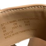 Kate Spade  Kendra Leather tong sandals Light Fawn Sz 9 Minimalist Chic Quiet Lux Photo 4