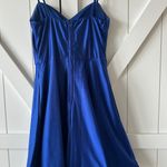 Blue Formal Dress Short Size 2 Photo 1