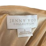 Jenny Yoo Collection Sloan Gold Sequin Halter Gown Size 6 Formal Evening Dress Photo 8