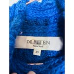 DREYDEN Cobalt Blue Knit 100% Merino Wool High Neck Dyer Sweater Size XS Photo 6