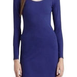Theory  Kieste Classic Edgy Purple Long Sleeve Dress Size Medium Photo 0