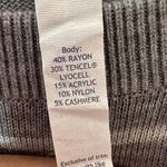 Lululemon Grey And White Striped Sweater Photo 2