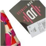 J. Dow Fitness Activewear Set Women Multi Abstract Artwork Workout Athletic Pink Size XXL Photo 3