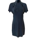 Bebe black iridescent blingy rhinestone bodycon party dress Photo 1