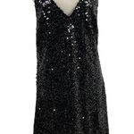 Lulus NWT  Force of Fashion Black Backless Sequin Dress Photo 0
