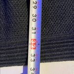 Tory Burch Sweater Knit Dress A-Line 100% Merino Wool Leather Gray size M Photo 8