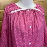 Model Coat Vintage Polka Dot Pink Flowerpot House Dress Mumu Size undefined Photo 1