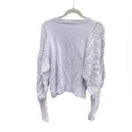 FATE HANDKNIT PUFF SWEATER Purple Photo 1