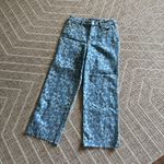 Judy Blue  HW FLOWER PRINT CROP WIDE LEG JEANS Photo 3