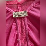 Free People NEW Intimately Forever Young Lace & Mesh Hot Pink Bodysuit Women’s M Photo 4