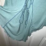 Tiny  Button Front Criss Cross Tie Back Sleeveless Top Photo 5