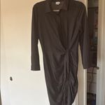 Peyton Jensen Asymmetrical Black Dress Photo 2