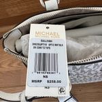 Michael Kors Sullivan Signature Logo Small Top Zip Tote Bag In Optic White Photo 6