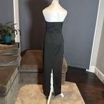 Women’s Strapless Mesh Paneled BodyCon Dress Silver Rhinestone Detail Size M NEW Black Size M Photo 3