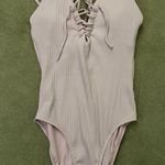 Blush Pink One Piece Bikini Size L Photo 0