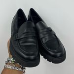 A New Day Vintage Y2K Style Black Loafers Size 6 Grunge Whimsical Photo 2