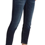 R13 Skinny Jeans Mid-Rise Size 28 Style R13w0002-1 Medium Blue Whiskered Photo 0