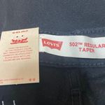 Levi's NEW 502 Women's Black Straight Leg High Waist Denim Jeans Pants Size 29 Photo 3