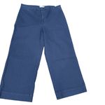 Madewell ✨ NWT  Emmett Slim Wide-Leg Pants Navy Blue Size 31 ✨ Photo 2