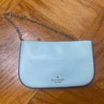 Kate Spade  Light Blue Pochette with Gold Chain Photo 1
