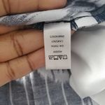 Loft  Blue & White Striped Linen Blend Aline Mini Skirt 12 Photo 5