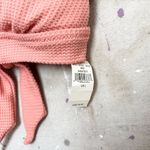 Aerie Waffle Tie Longline Triangle Bikini Top Photo 2