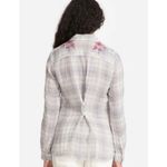 Johnny Was  Caelynn Button Back Embroidered Shirt Small Photo 12